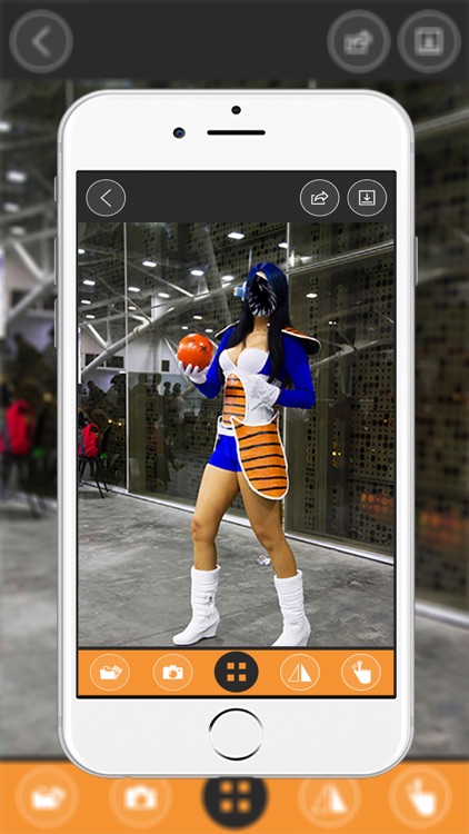 Super Saiyan Costplay Maker- New Photo Montage With Own Photo Or Camera