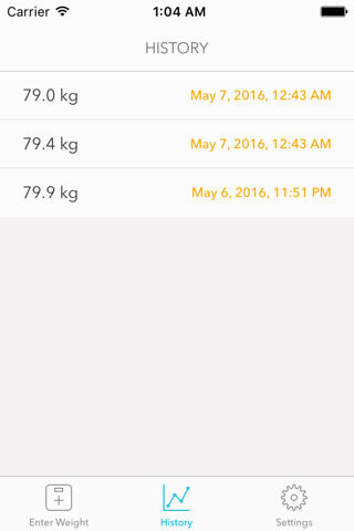 Simple Scale - Simplest Way to Track Your Weight screenshot 2