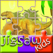 恐龙拼图为孩子们的幼儿园kids