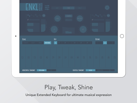 Screenshot #5 pour Enkl - monophonic synthesizer