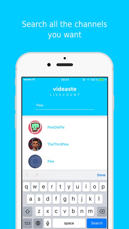 Videaste - YouTube subscriber livecount