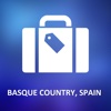 Basque Country, Spain Offline Vector Map
