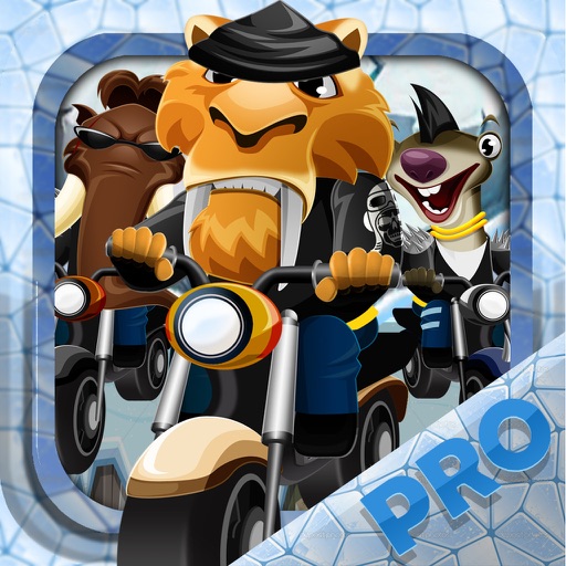 Pete's Ice Pets Biker Adventures – Hot Stunt Bike Race Games for Pro icon