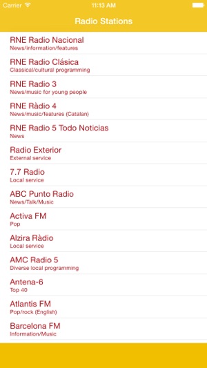 Radio Channel Spain FM Online Streaming Pro(圖1)-速報App