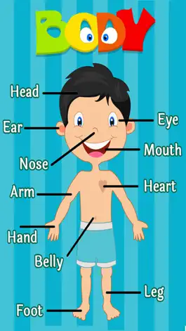 Game screenshot Learning Human Body Parts - Baby Learning Body Parts mod apk
