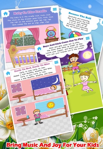 Kindergarten Nursery Rhymes - Collection Of Popular Rhymes For Preschooler screenshot 3