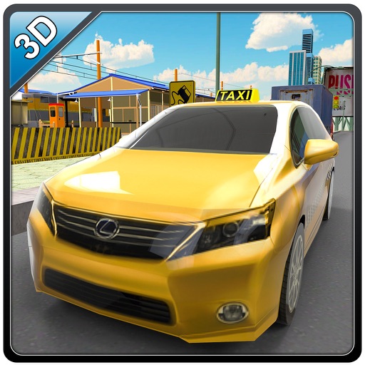 Taxi Driver Simulator – Yellow cab driving & parking simulation game icon