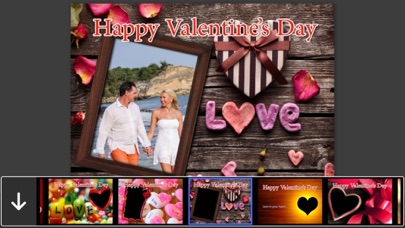 Screenshot #1 pour Make Lovely Valentine With Partner - Instant Frame Maker & Photo Editor