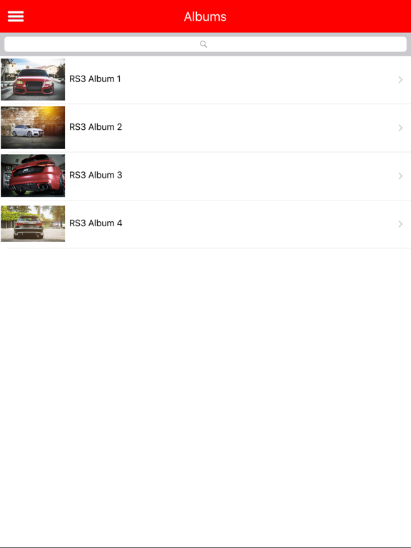 HD Car Wallpapers - Audi RS3 Edition iPad screenshot
