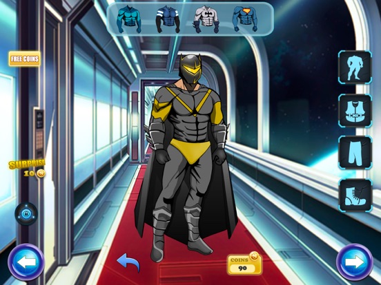 Screenshot #6 pour Create Your Own Man SuperHero - Comics Book Character Dress Up Game for Kids & Boys