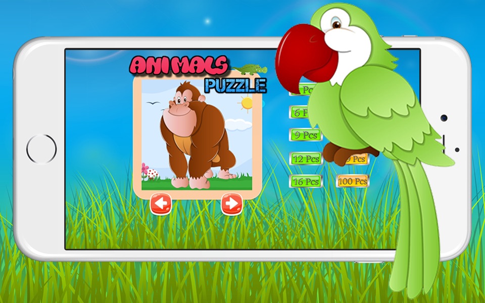 Easy Animals Jigsaw Drag And Drop Puzzle Match Games For Toddlers And Preschool screenshot 2