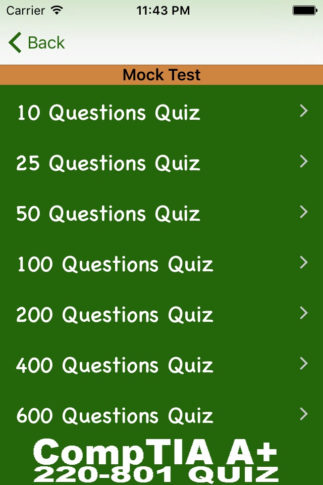 CompTIA A+ 220-801 Exam 1000+ Questions Free screenshot 4