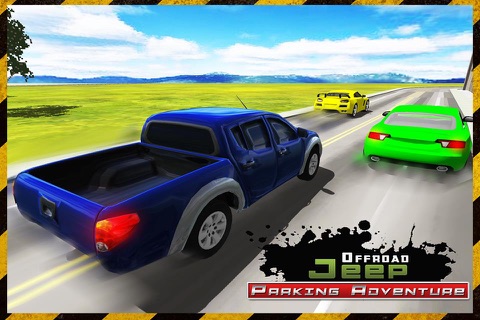 Offroad Jeep Parking Adventure 3D - Mountain Hill Driving Test Run Game screenshot 3