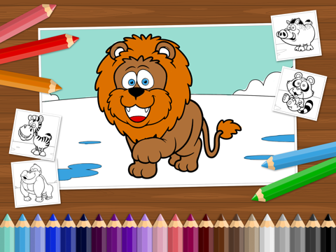 Screenshot #6 pour Animaux amusants - Livre de coloriage pour les petits garçons, les petites filles et les enfants - Jeu gratuit
