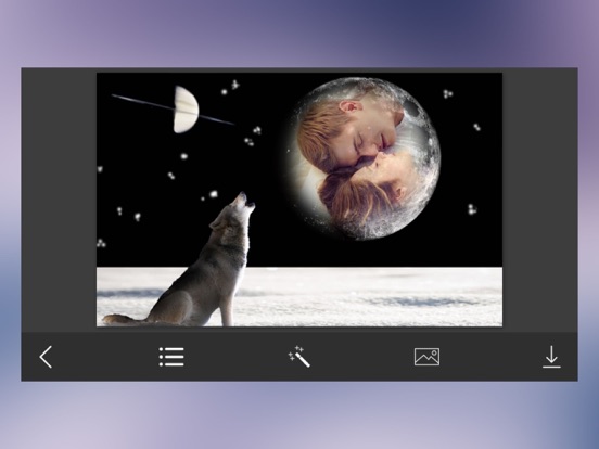 Wolf Photo Frame - Great and Fantastic Frames for your photo iPad screenshot 4 - Photo & Video app