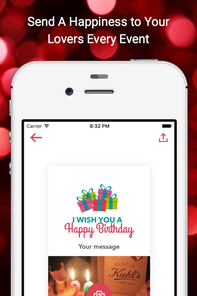 Birthday Card Maker - Photo Personnalisé Cartes Postales Thank you Cards for Special Occasion