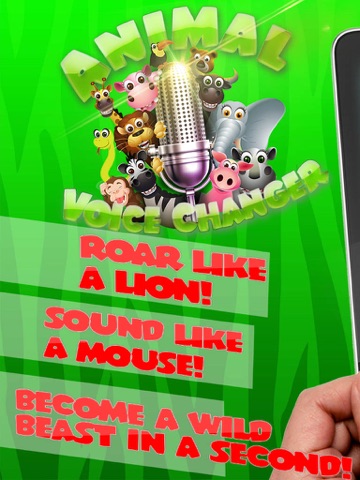 Animal Voice Changer – Super Funny and Scary Sound Modifier & Speech Recorder with Effects iPad screenshot