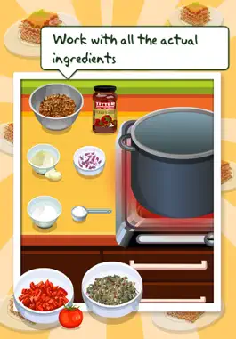 Game screenshot Tessa’s Cooking Lasagne– learn how to bake your Lasagne in this cooking game for kids apk