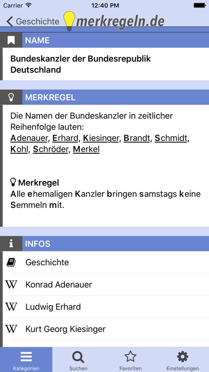 merkregeln.de - Alles gemerkt!
