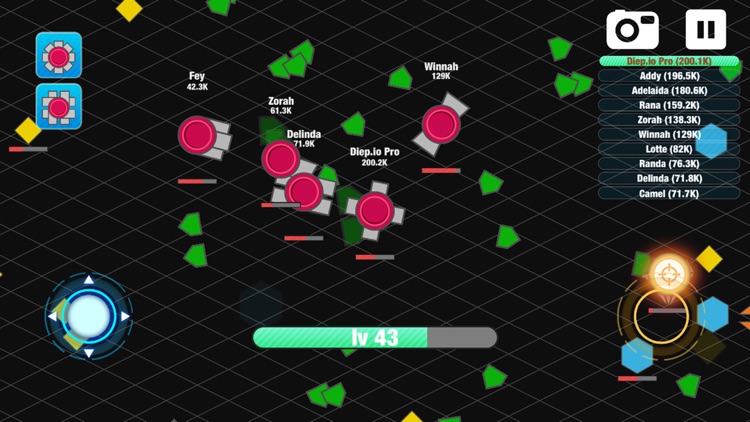 Tank Guns Pocket - Battle of armor diep tank.io mobile & skins slither.io version