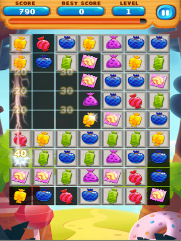Screenshot #6 pour Sweet Candy Mania (Mathch3  puzzle game for saga lovers)