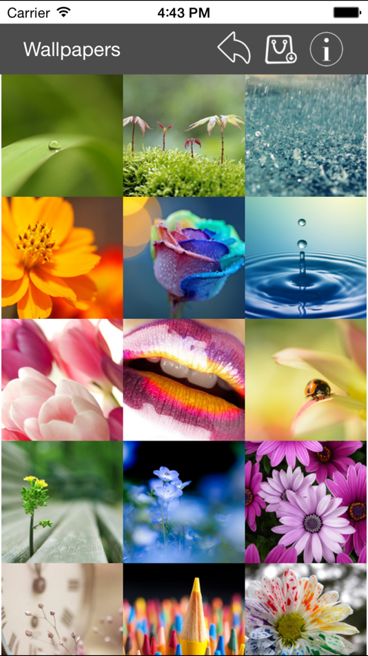 #2. Wallpaper Collection Macro Edition (iOS) 由: Nitrio