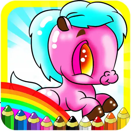 Pony Games For Girls - My Coloring Book Little Kid Cheats