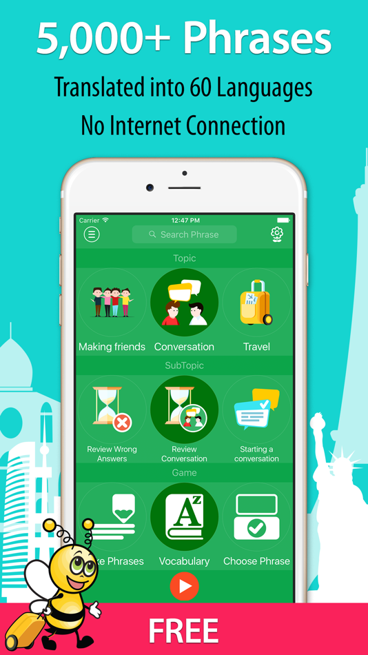 5000 Phrases - Learn Arabic Language for Free - 1.91 - (iOS)