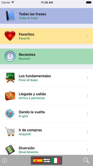 Spanish / Italian Talking Phrasebook Translator Dictionary -(圖1)-速報App