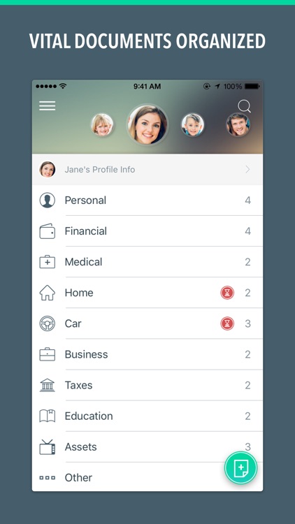 Docady - Organize, Manage, and Store Your Family's Important Documents and Paperwork