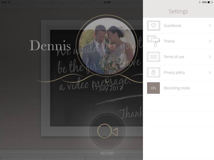 Wedding Kiosk - The interactive guestbook for your wedding screenshot-3