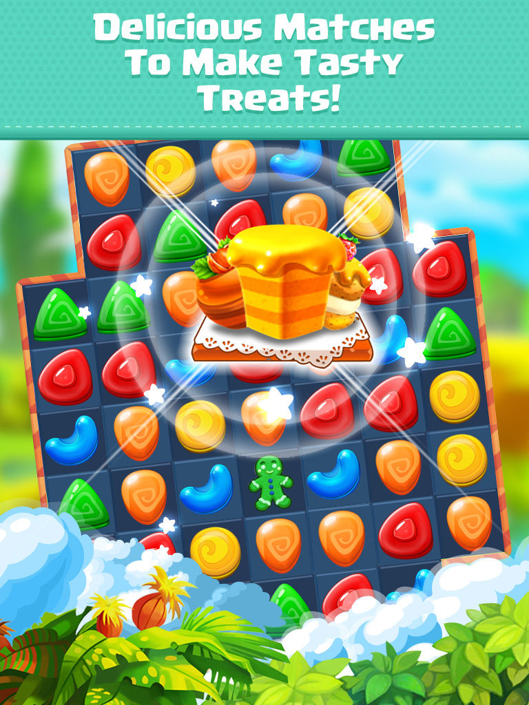 Cookie Match-3 Frenzy : Puzzle Crunching Paradise