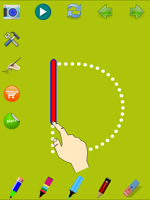 Trace Letter Level 4, Uppercas iPad screenshot 4 - Education app