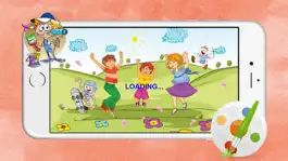 Game screenshot Дети играют в разные игры раскраски mod apk