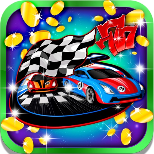 Champion's Slot Machine: Join the virtual racing track and hit the fabulous golden jackpot iOS App