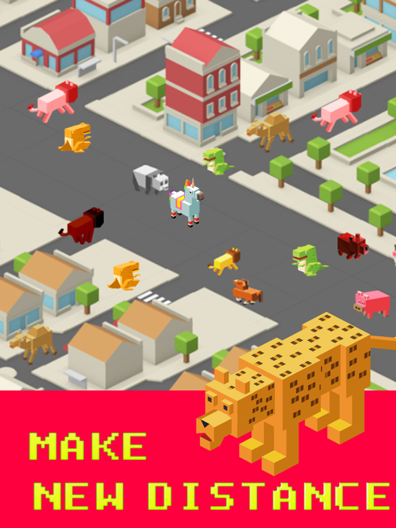 Screenshot #5 pour Road Stampede - Sky Zoo Safari In Smashy City