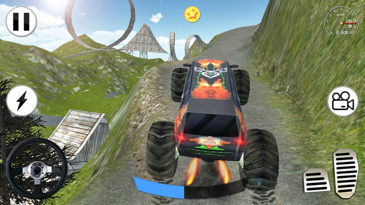 Offroad Limousine Car Driving 3D - A Crazy sports limo truck on hill mountain