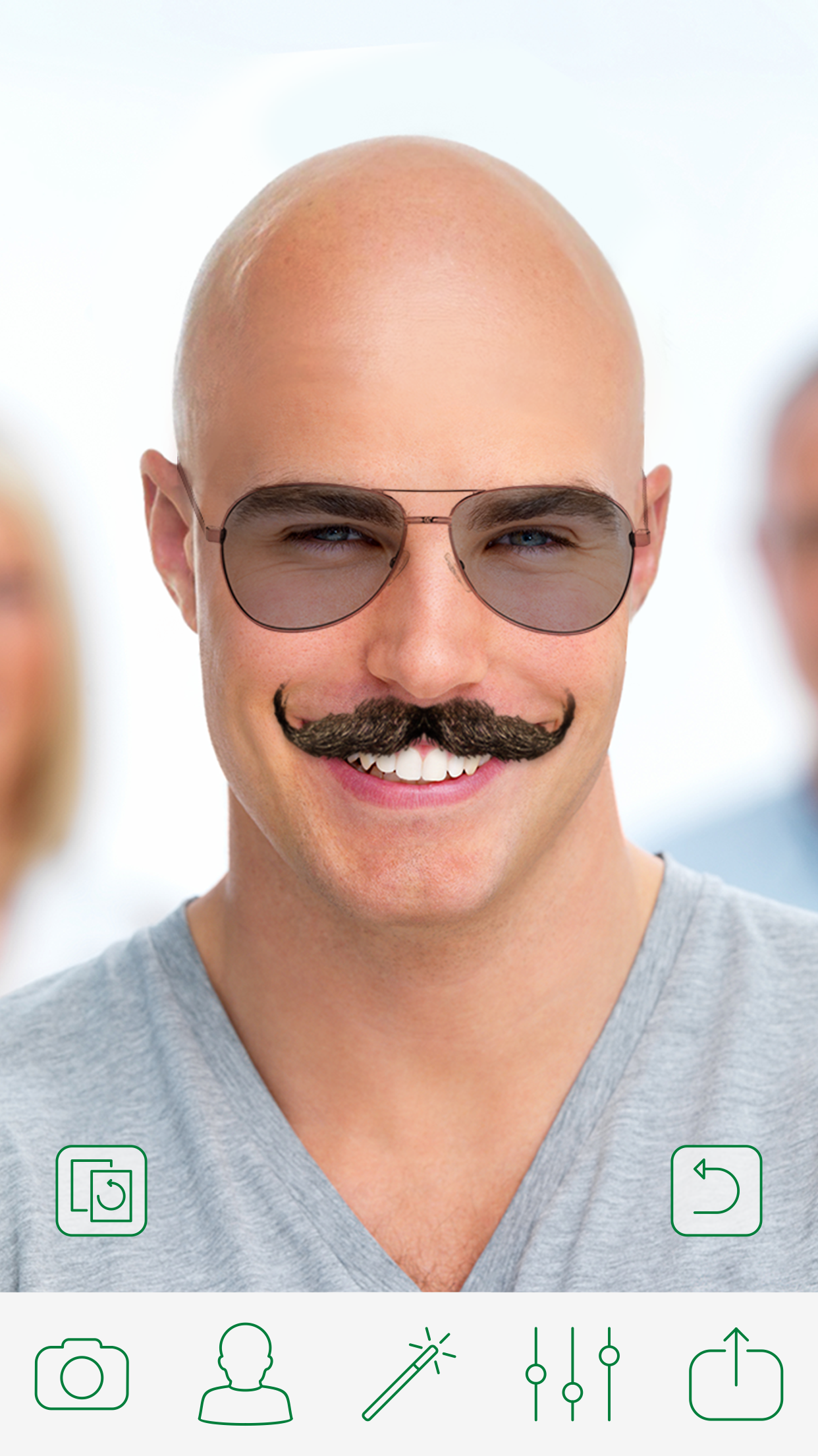Bald Head Photo Booth Pro screenshot 4