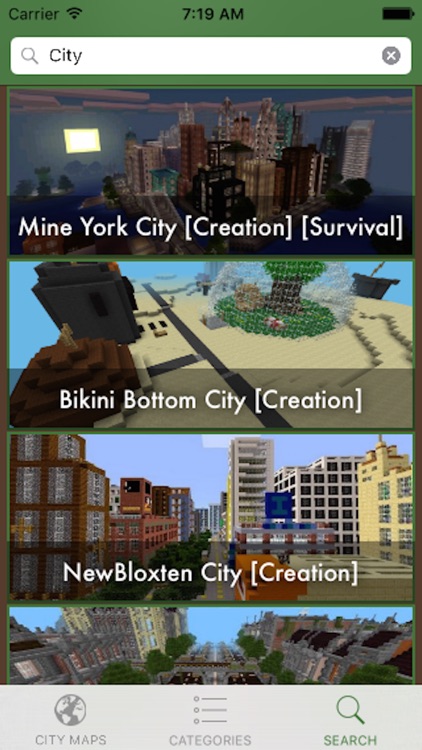 City Maps for Minecraft Pocket Edition MineMaps screenshot-3