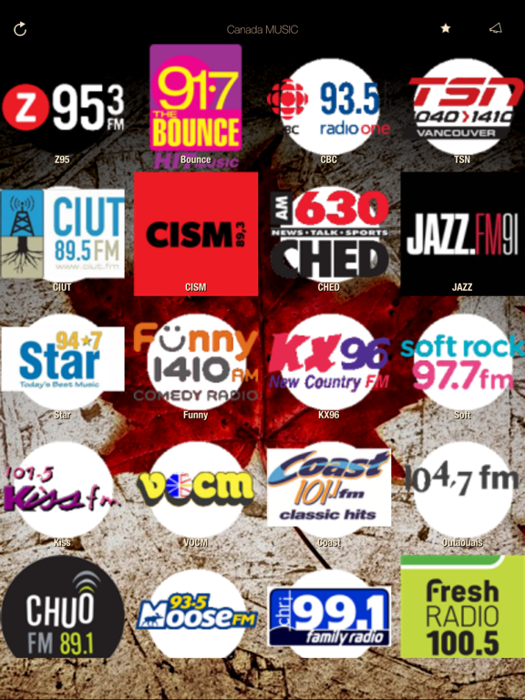 Screenshot #4 pour Canada Music ONLINE Radio from Ottawa