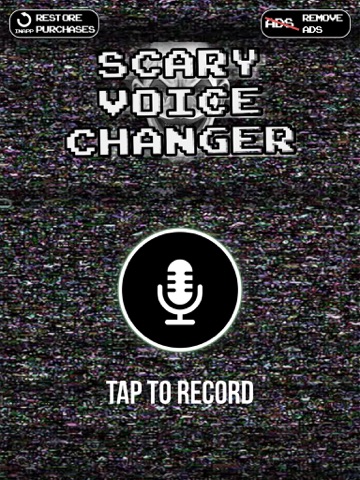 Scary Voice Changer Ringtone Maker – Best Horror Sounds Modifier With Special Effects iPad screenshot