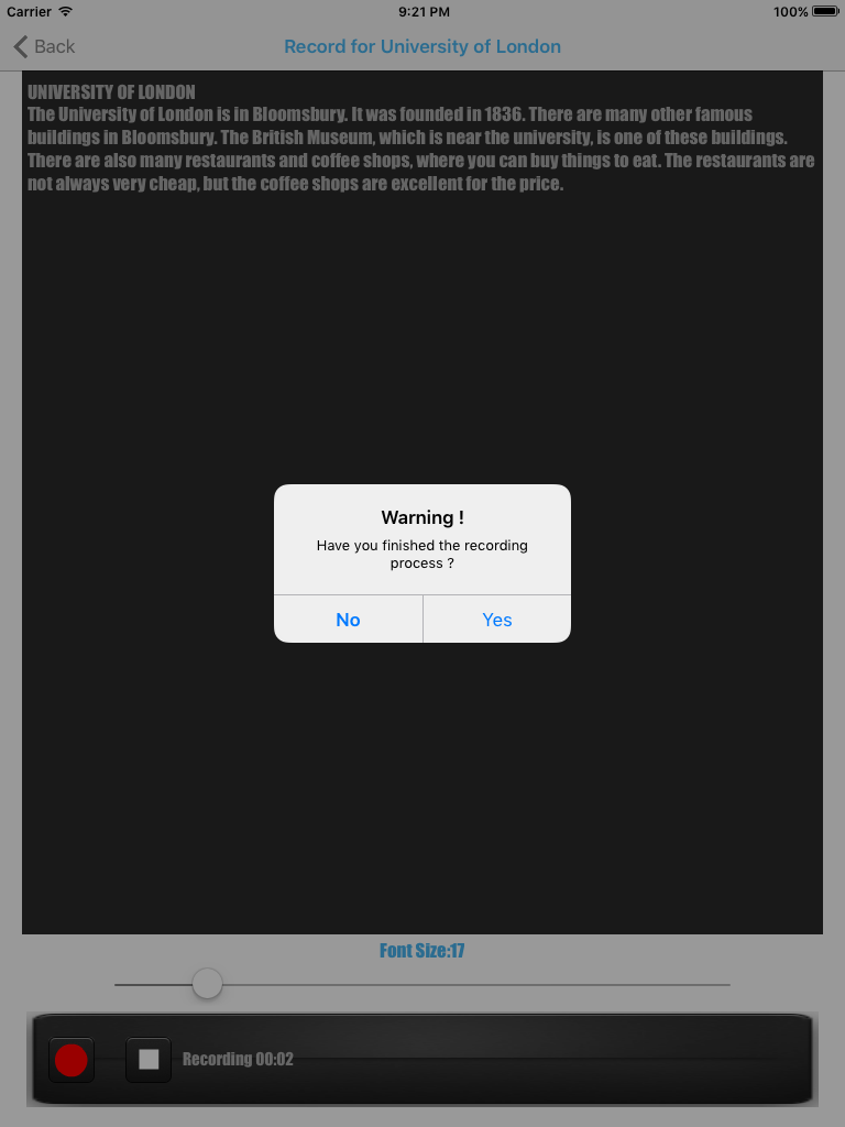 Reading