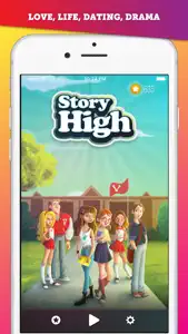 Love Story High School - A Mean Girls vs Teen Superstar Dating Adventure Game screenshot #1 for iPhone