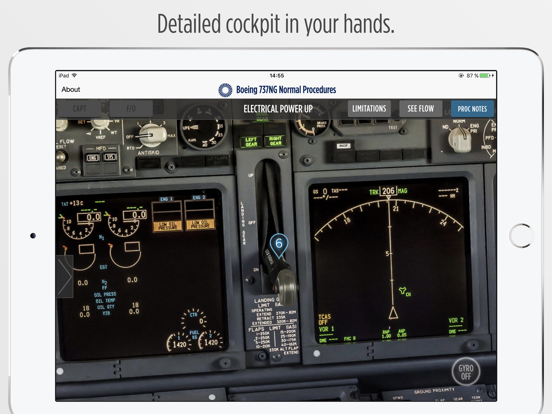 Screenshot #5 pour Boeing 737NG Normal Procedures