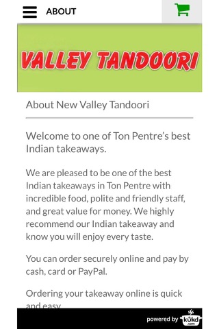 New Valley Tandoori Indian Takeaway screenshot 4