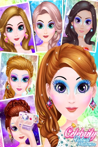 Celebrity Virtual Makeup - Star Girl Salon, Girls Dress up & Spa Free Games screenshot 4