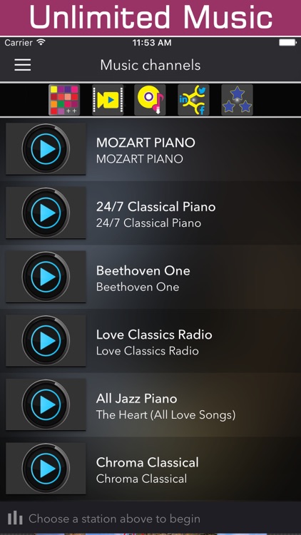 Relaxing piano music radio - Tune in to Mozart , Bach chopin and Beethoven classical piano symphonies from live stations