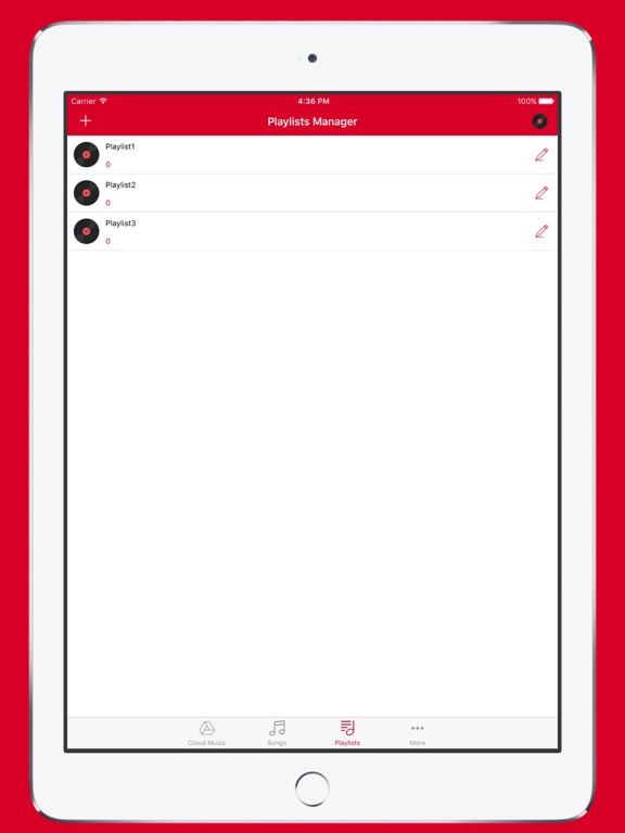 Screenshot #6 pour Cloud Music - Mp3 Player and Playlists Manager for Cloud Storage App