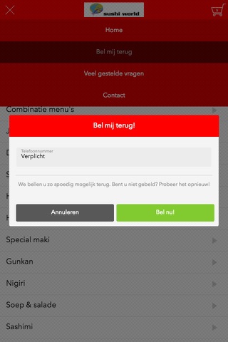 Sushi World Amsterdam screenshot 2