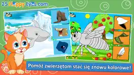 Game screenshot Wesołe zwierzęta - edukacyjne gry układanki,dzieci hack